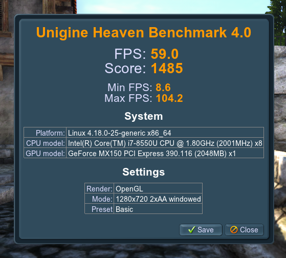 Medir rendimiento GPU en GNU-Linux