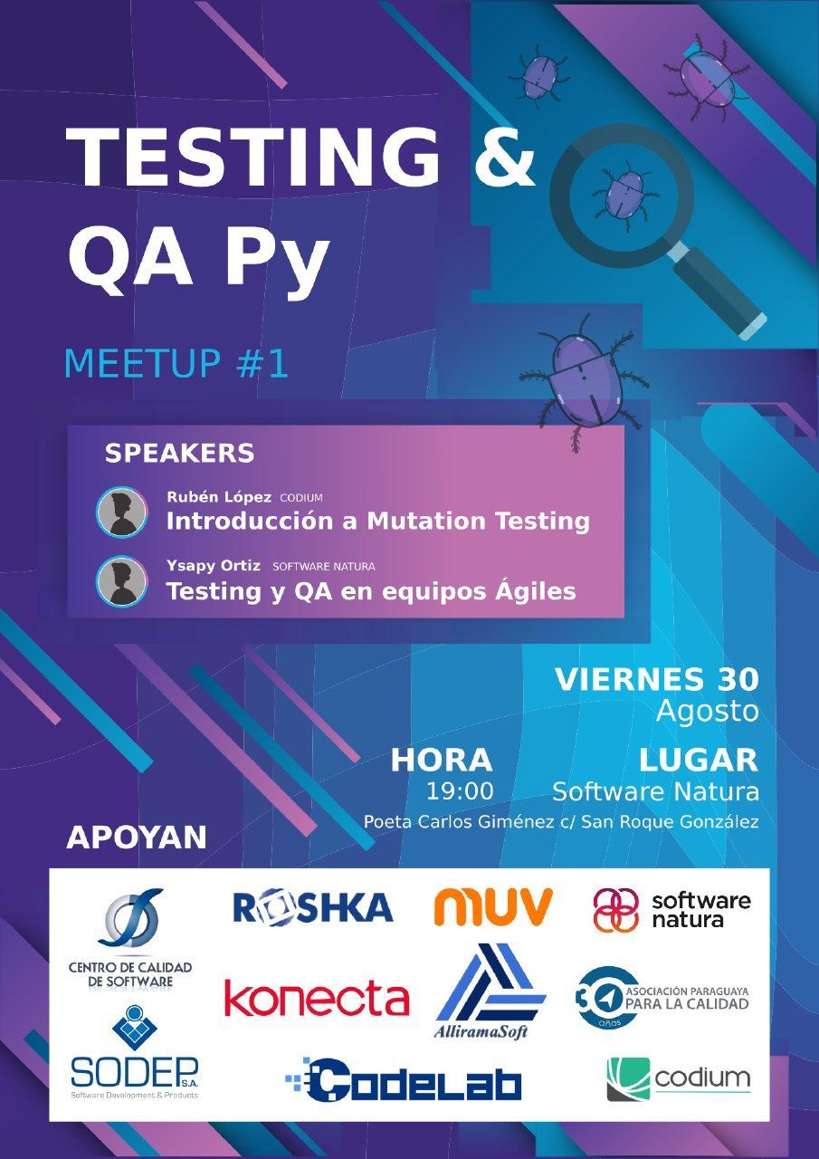 Primer meetup sobre Testing y QA en Asunción Paraguay