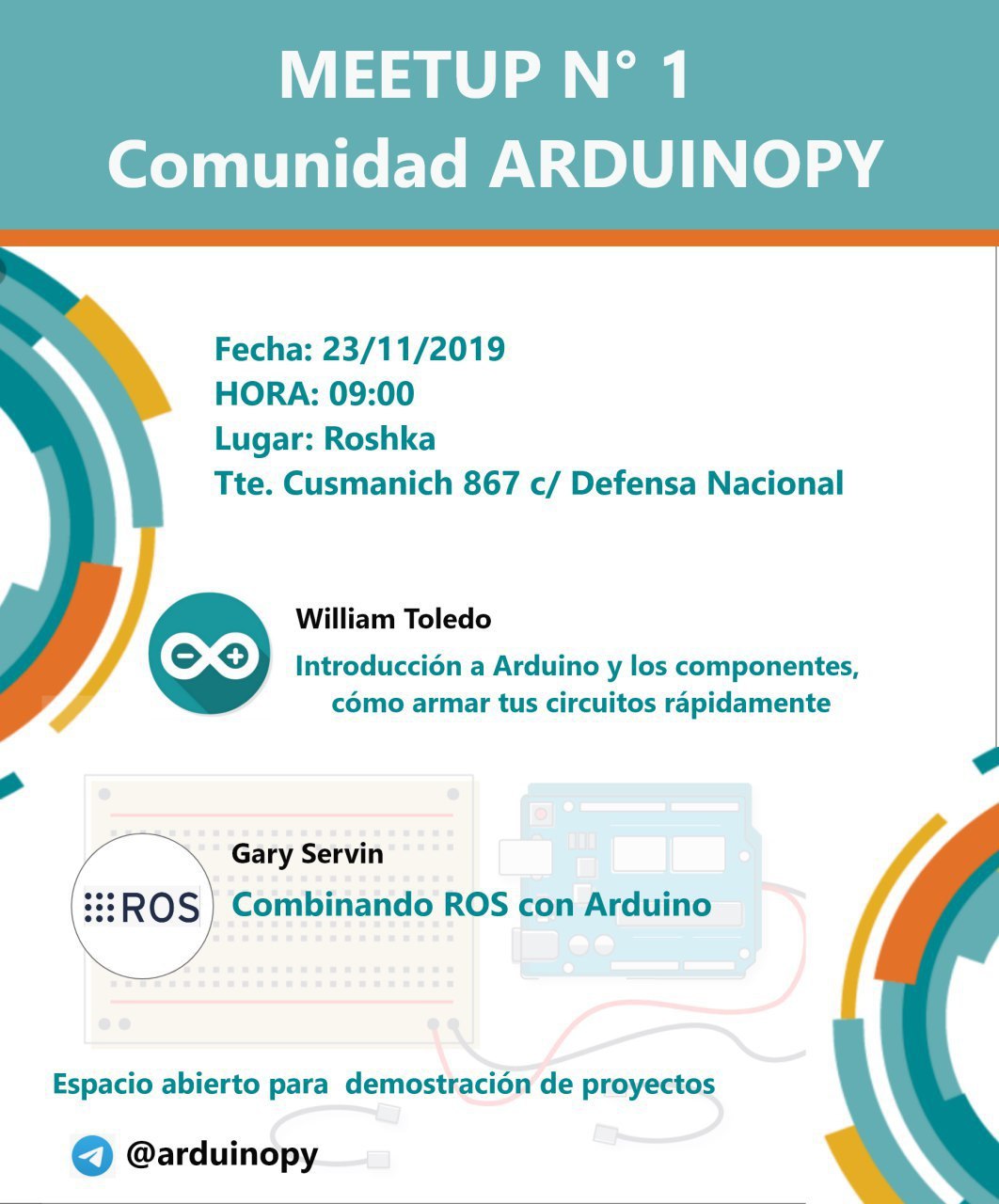 Primer meetup de la comunidad de Arduino de Paraguay