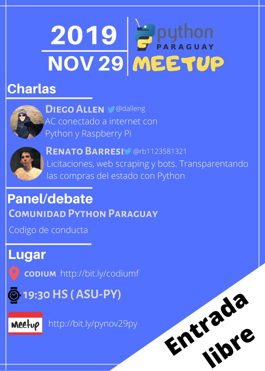 Meetup Python noviembre 2019