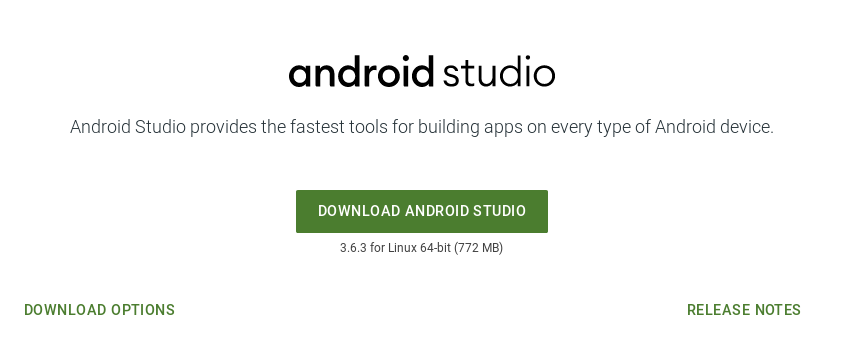 Descargar Android Studio